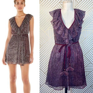La Maison Talulah Reblossom Metallic Mini‎ Dress
